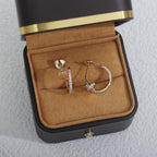 ¡®Twinkle jewelry¡¯JUSTE EARRINGS 12.75MM PINK GOLD DIAMOND