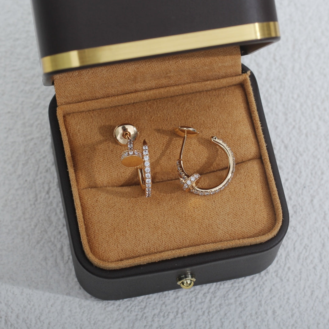 ¡®Twinkle jewelry¡¯JUSTE EARRINGS 12.75MM PINK GOLD DIAMOND