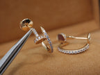 ¡®Twinkle jewelry¡¯JUSTE EARRINGS 12.75MM PINK GOLD DIAMOND