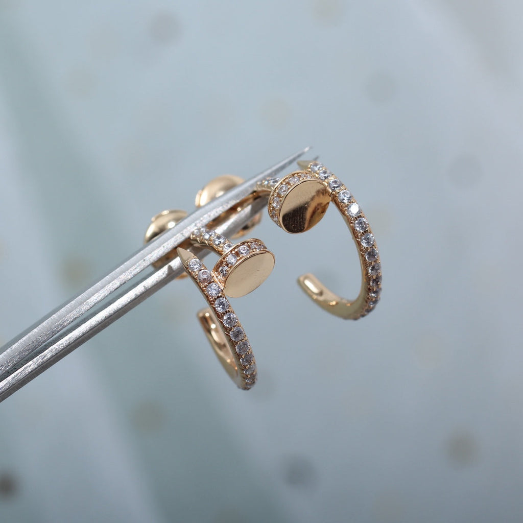 ¡®Twinkle jewelry¡¯JUSTE EARRINGS 12.75MM PINK GOLD DIAMOND