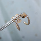¡®Twinkle jewelry¡¯JUSTE EARRINGS 12.75MM PINK GOLD DIAMOND