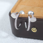 ¡®Twinkle jewelry¡¯JUSTE EARRINGS 12.75MM SILVER DIAMOND