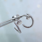 ¡®Twinkle jewelry¡¯JUSTE EARRINGS 12.75MM SILVER DIAMOND