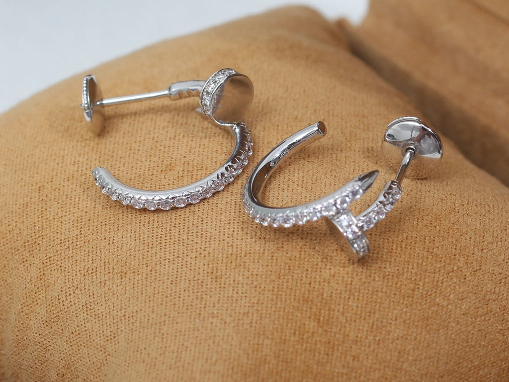 ¡®Twinkle jewelry¡¯JUSTE EARRINGS 12.75MM SILVER DIAMOND