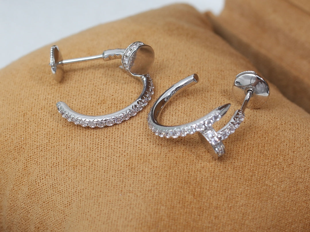 ¡®Twinkle jewelry¡¯JUSTE EARRINGS 12.75MM SILVER DIAMOND