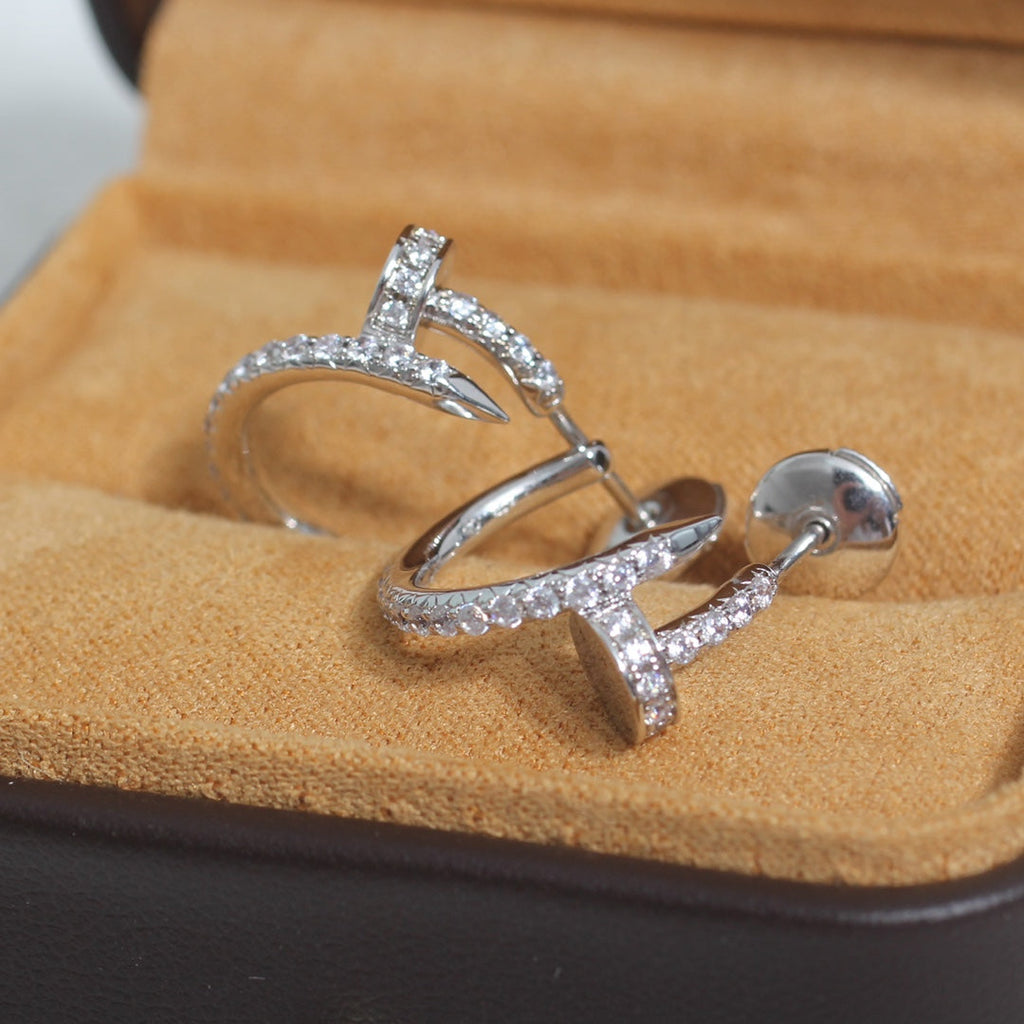 ¡®Twinkle jewelry¡¯JUSTE EARRINGS 12.75MM SILVER DIAMOND