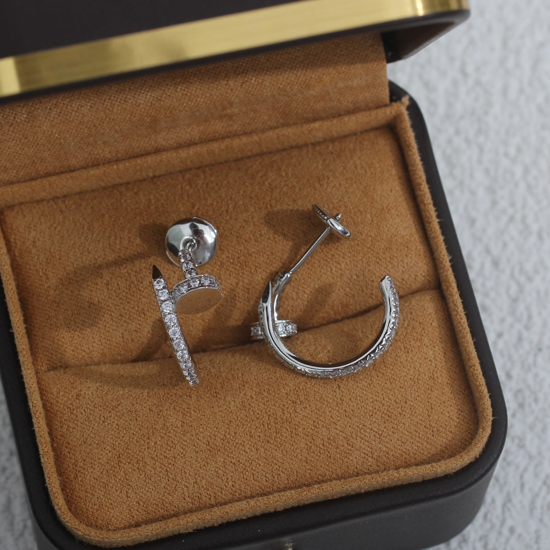 ¡®Twinkle jewelry¡¯JUSTE EARRINGS 12.75MM SILVER DIAMOND