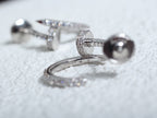 ¡®Twinkle jewelry¡¯JUSTE EARRINGS 12.75MM SILVER DIAMOND