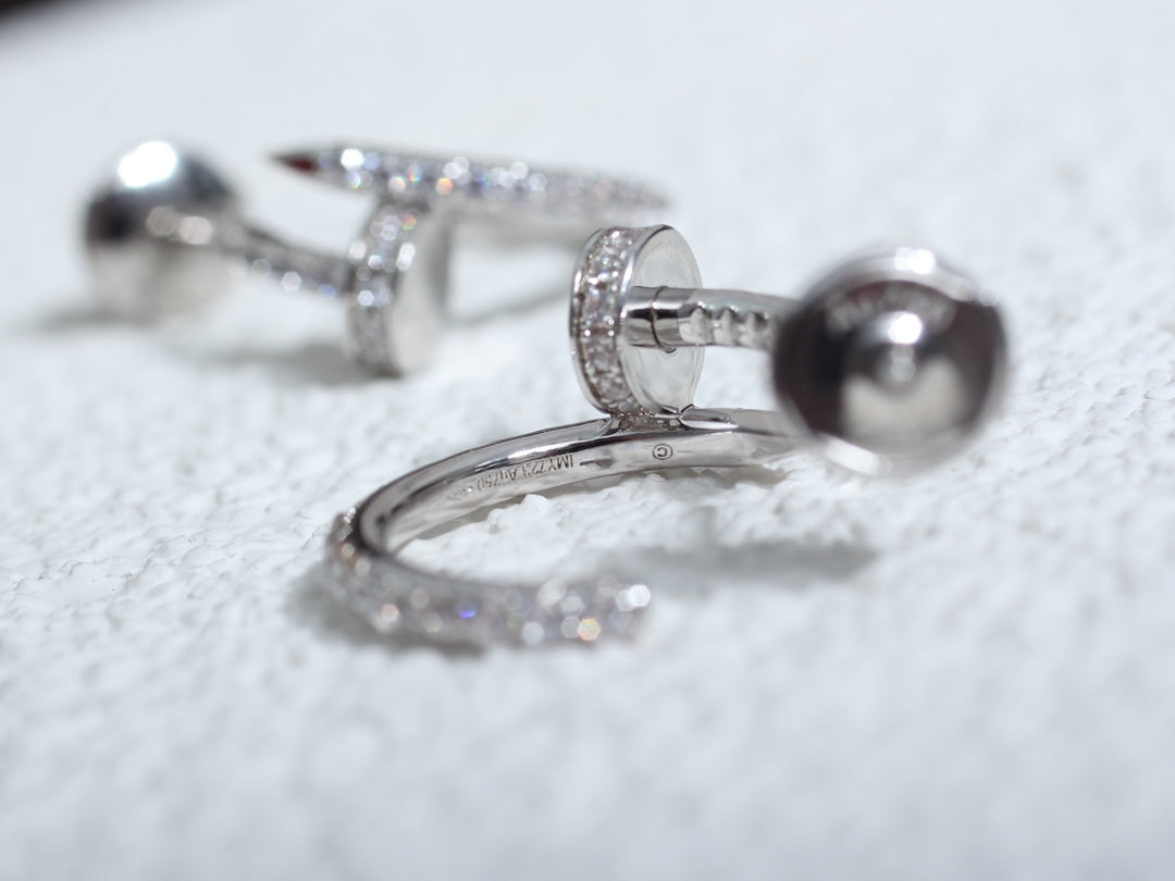 ¡®Twinkle jewelry¡¯JUSTE EARRINGS 12.75MM SILVER DIAMOND