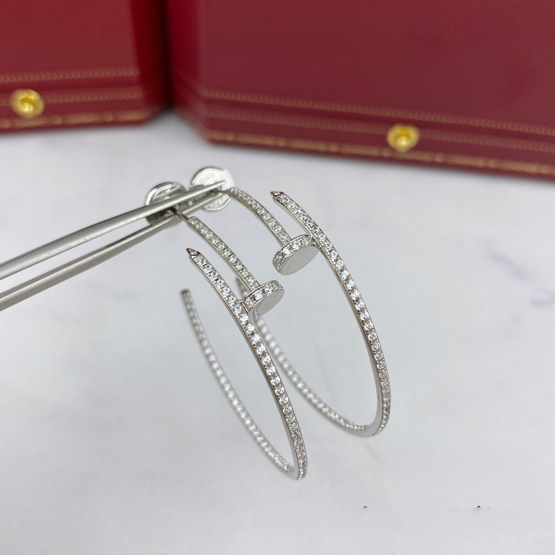 ¡®Twinkle jewelry¡¯JUSTE EARRINGS FULL DIAMONDS 1.8MM