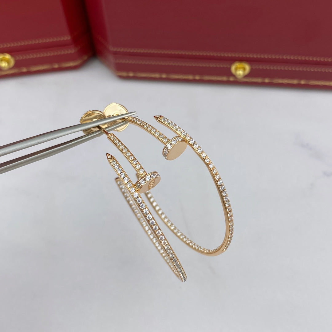 ¡®Twinkle jewelry¡¯JUSTE EARRINGS FULL DIAMONDS 1.8MM