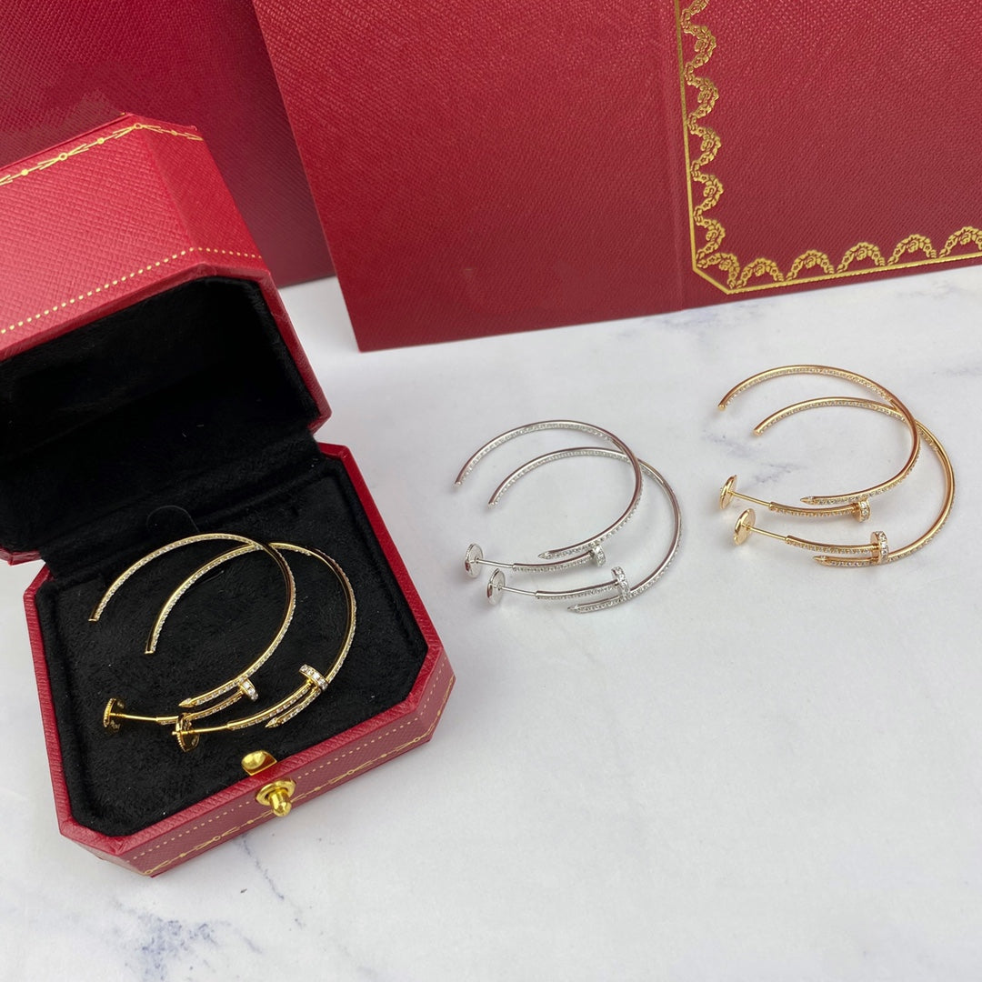 ¡®Twinkle jewelry¡¯JUSTE EARRINGS FULL DIAMONDS 1.8MM