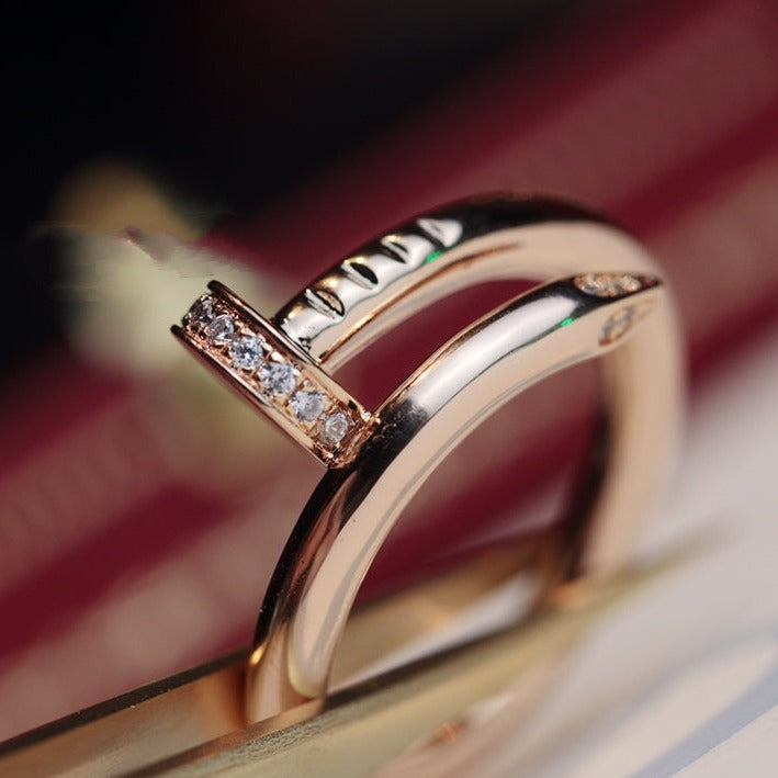 ¡®Twinkle jewelry¡¯JUSTE RING 2.65MM PINK GOLD DIAMOND