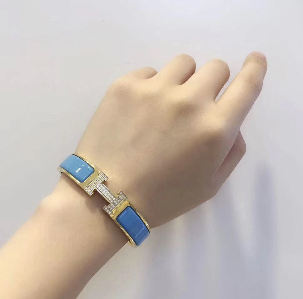 ¡®Twinkle jewelry¡¯H CLOUD BLUE BRACELET GOLD DIAMOND