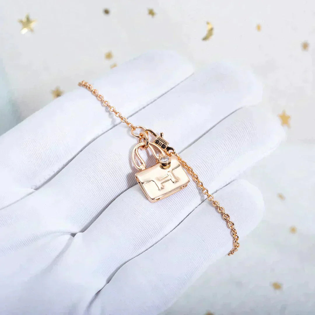 ¡®Twinkle jewelry¡¯AMULETTE PEDANT ROSE GOLD NECKLACE
