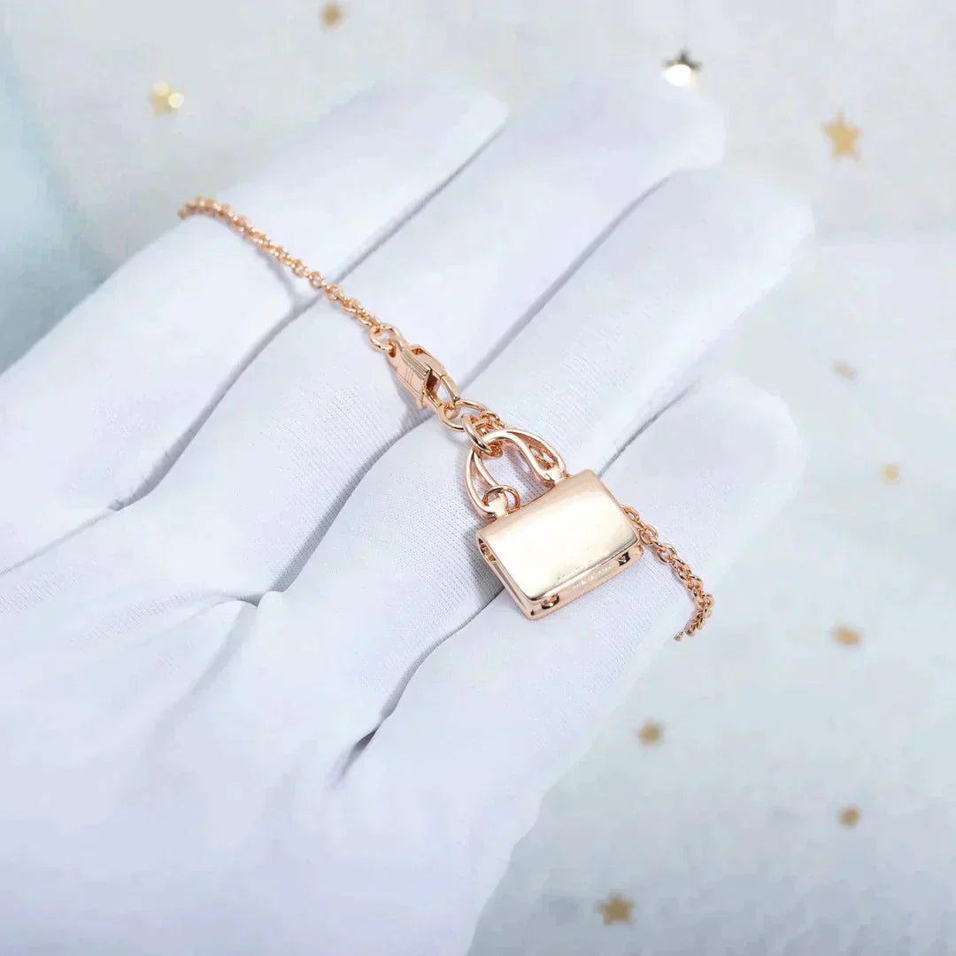 ¡®Twinkle jewelry¡¯AMULETTE PEDANT ROSE GOLD NECKLACE
