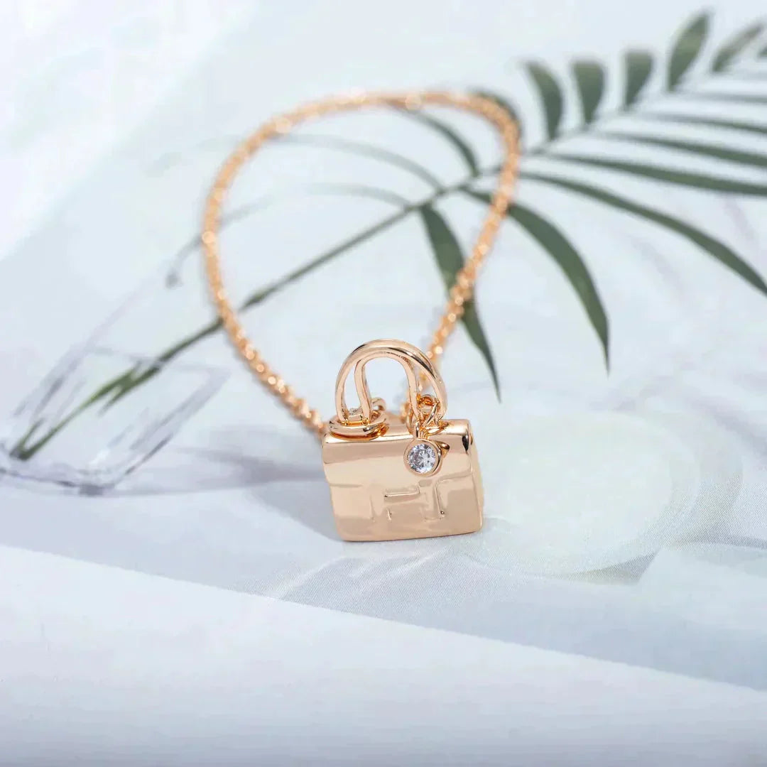 ¡®Twinkle jewelry¡¯AMULETTE PEDANT ROSE GOLD NECKLACE