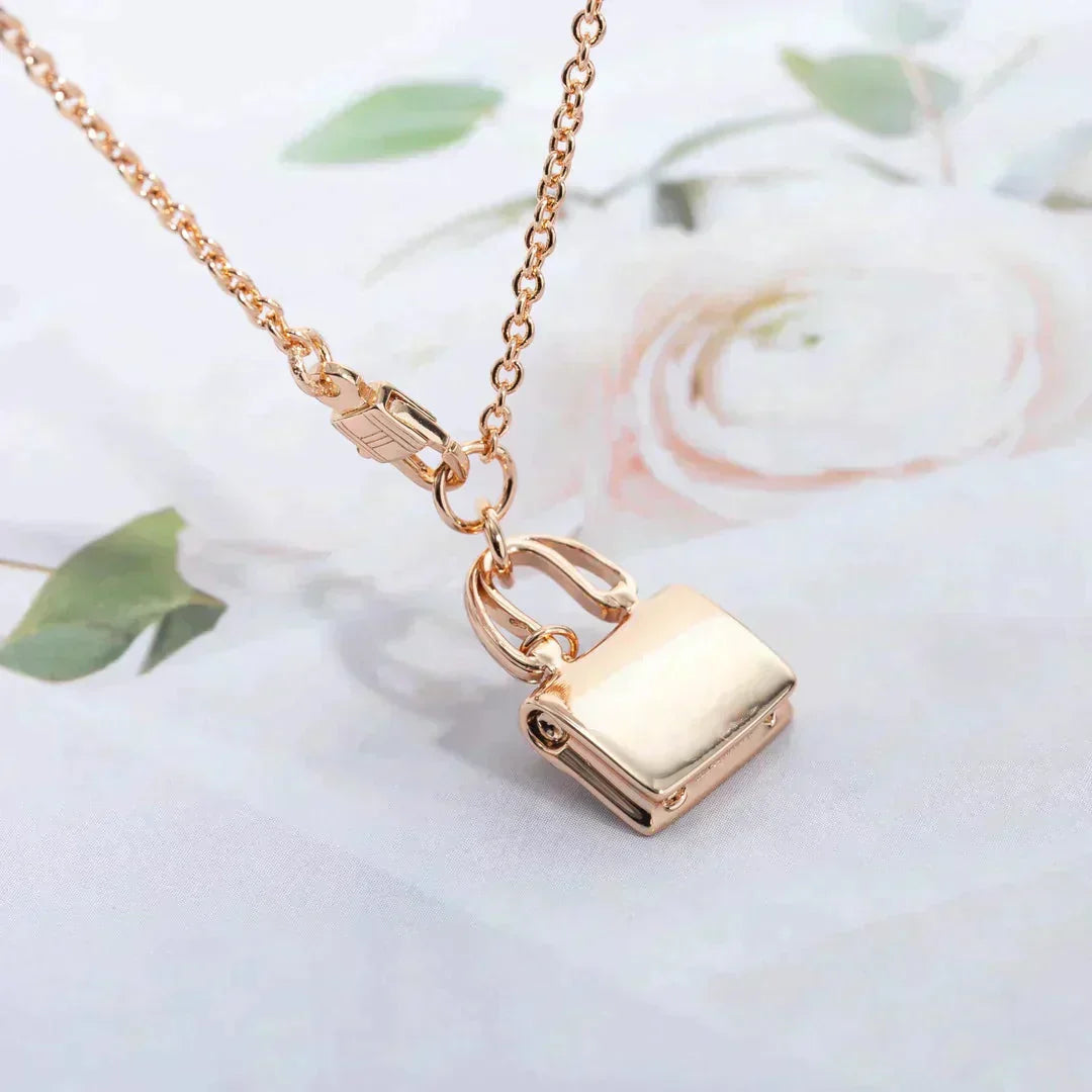 ¡®Twinkle jewelry¡¯AMULETTE PEDANT ROSE GOLD NECKLACE
