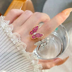 ¡®Twinkle jewelry¡¯TWIN BUTTERFLY DIAMOND RING