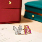 ¡®Twinkle jewelry¡¯TWIN BUTTERFLY DIAMOND RING