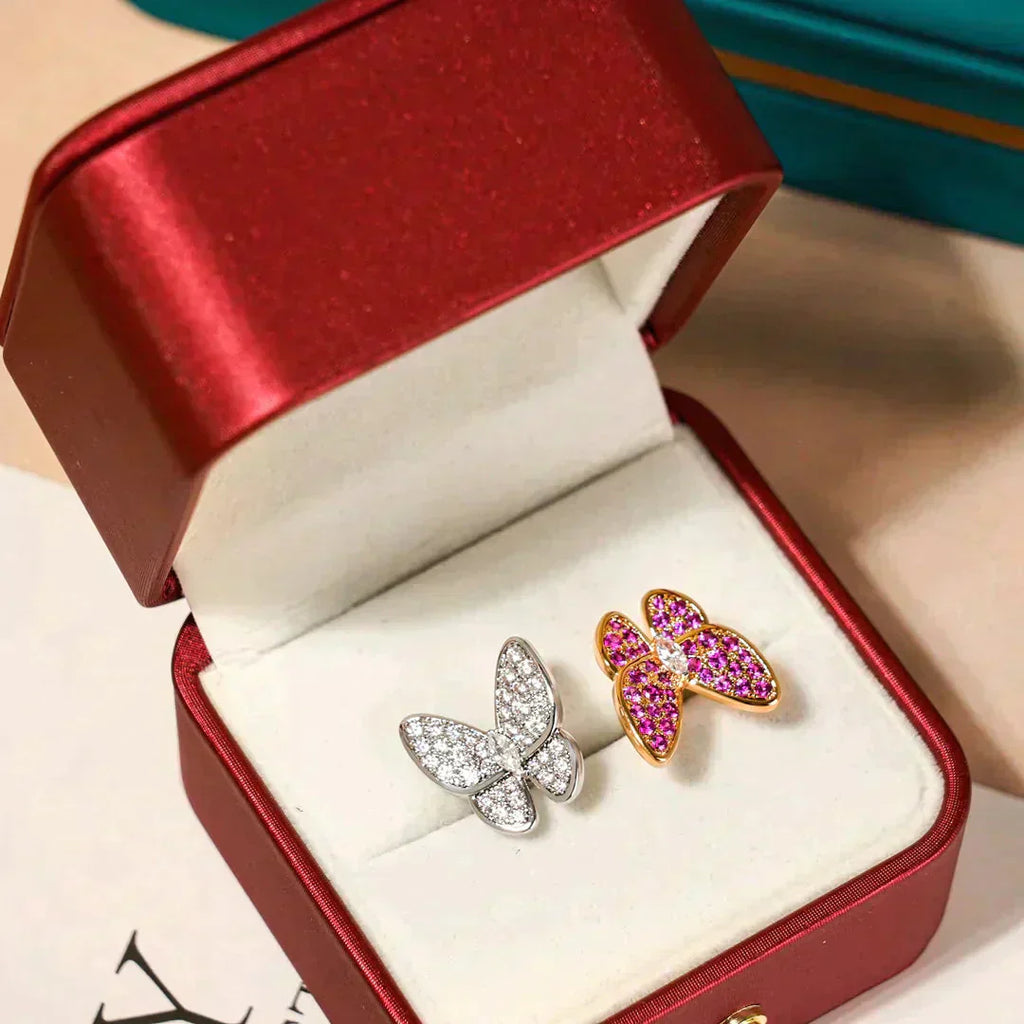 ¡®Twinkle jewelry¡¯TWIN BUTTERFLY DIAMOND RING