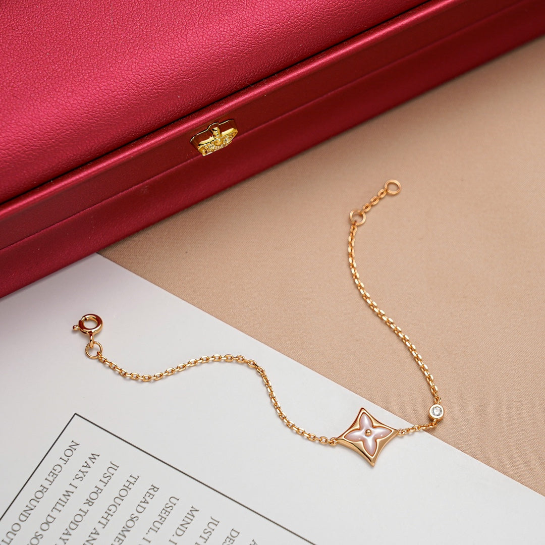 ¡®Twinkle jewelry¡¯STAR 1 DIAMOND PINK GOLD BRACELET