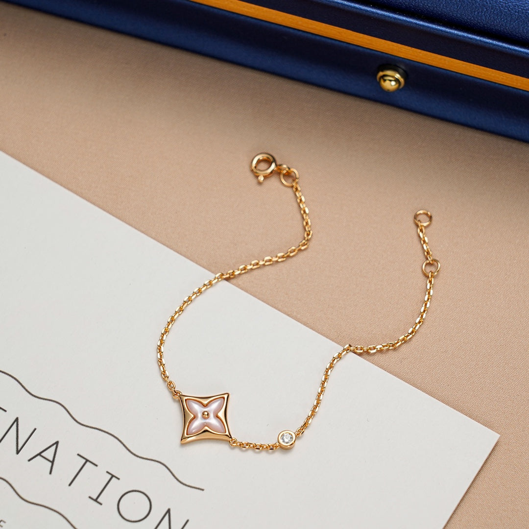 ¡®Twinkle jewelry¡¯STAR 1 DIAMOND PINK GOLD BRACELET