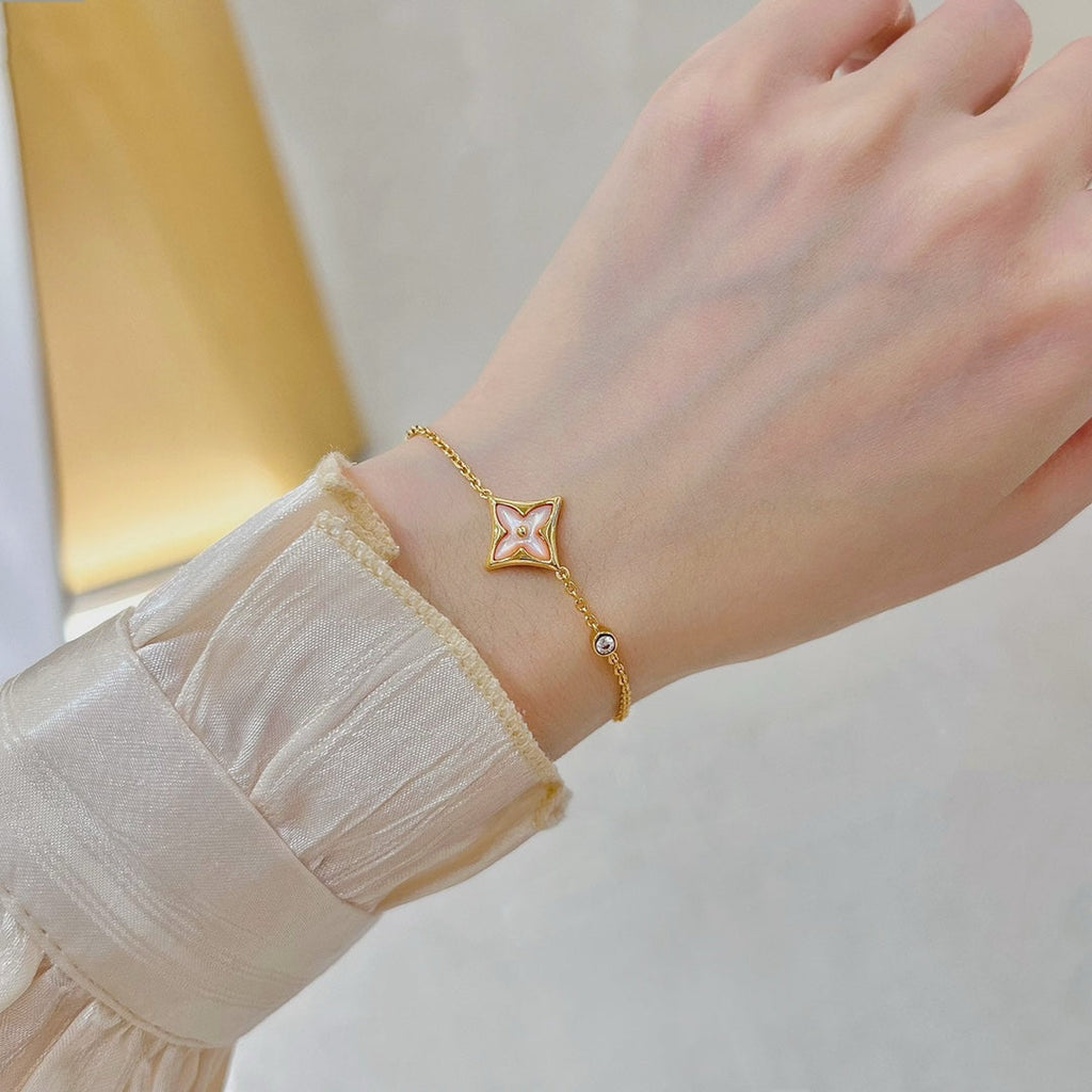 ¡®Twinkle jewelry¡¯STAR 1 DIAMOND PINK GOLD BRACELET