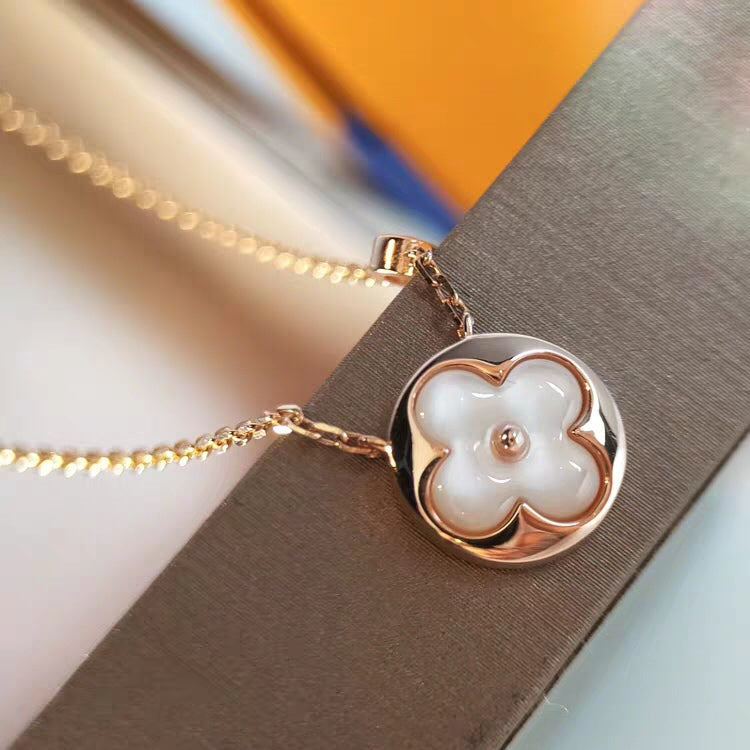 ¡®Twinkle jewelry¡¯SUN MOP GOLD 1 DIAMOND NECKLACE