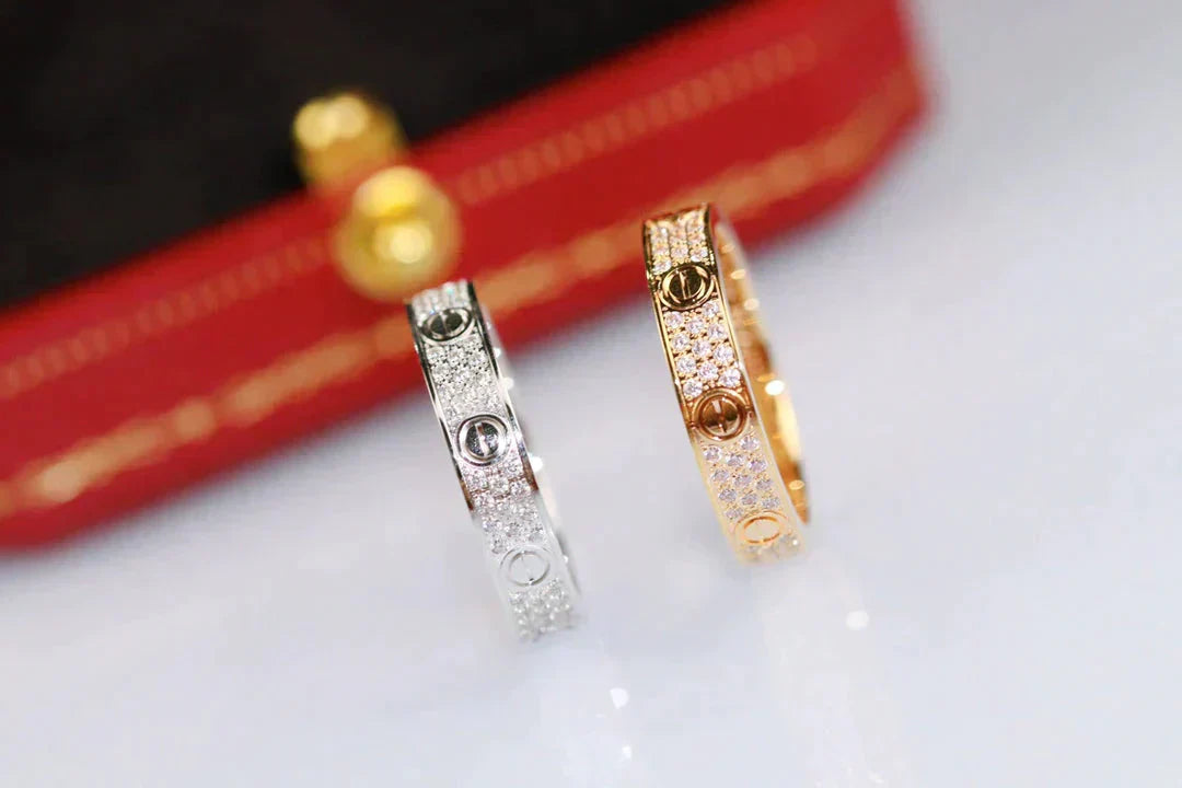 ¡®Twinkle jewelry¡¯LOVE RING 3.6MM DIAMOND PAVED