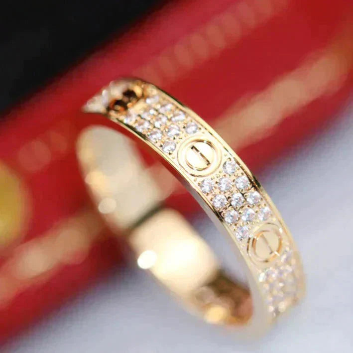 ¡®Twinkle jewelry¡¯LOVE RING 3.6MM DIAMOND PAVED