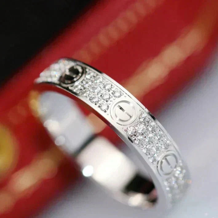 ¡®Twinkle jewelry¡¯LOVE RING 3.6MM DIAMOND PAVED