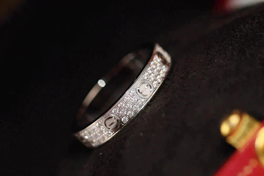 ¡®Twinkle jewelry¡¯LOVE RING 3.6MM DIAMOND PAVED