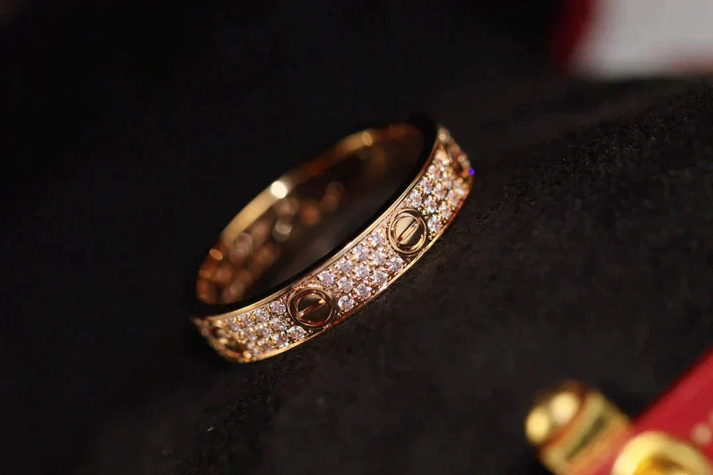 ¡®Twinkle jewelry¡¯LOVE RING 3.6MM DIAMOND PAVED