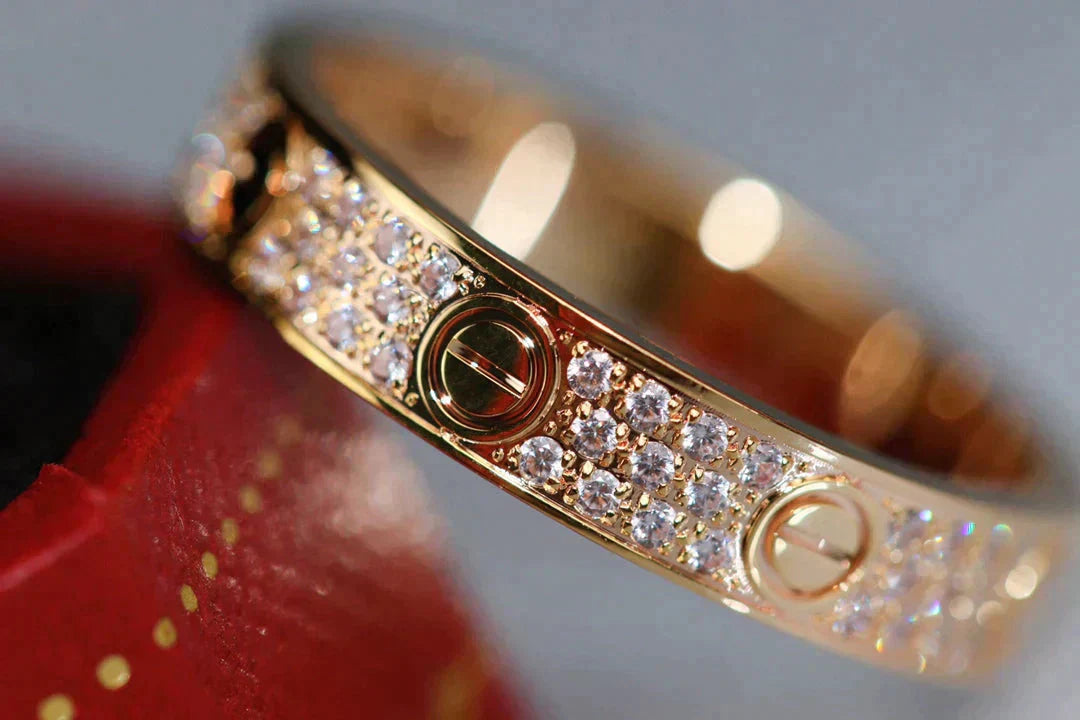 ¡®Twinkle jewelry¡¯LOVE RING 3.6MM DIAMOND PAVED