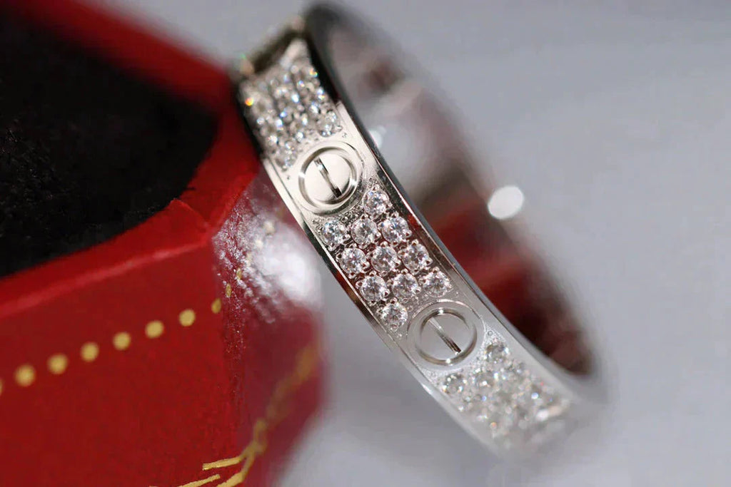 ¡®Twinkle jewelry¡¯LOVE RING 3.6MM DIAMOND PAVED