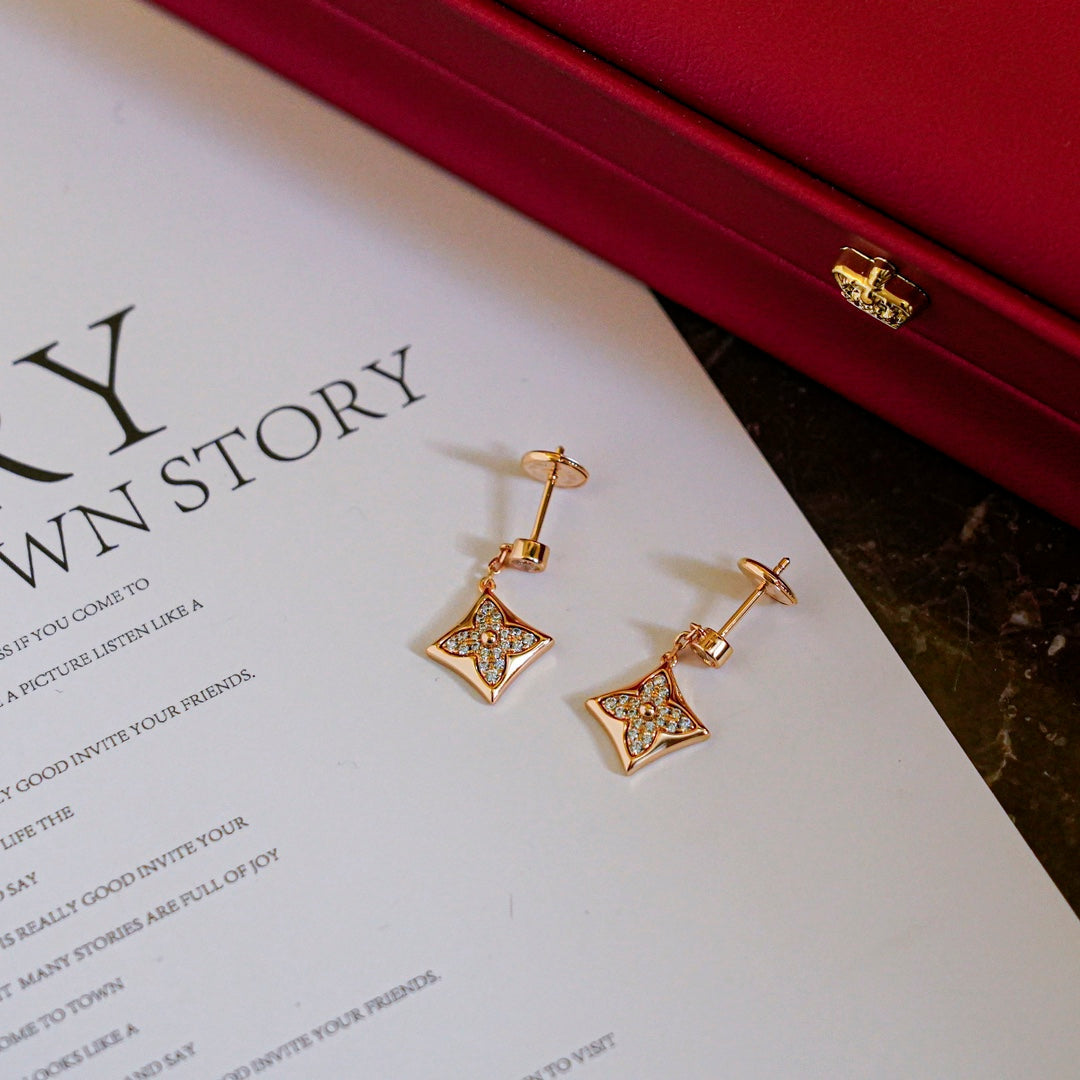 ¡®Twinkle jewelry¡¯STAR DIAMONDS EARRINGS GOLD