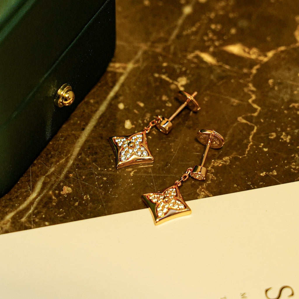 ¡®Twinkle jewelry¡¯STAR DIAMONDS EARRINGS GOLD