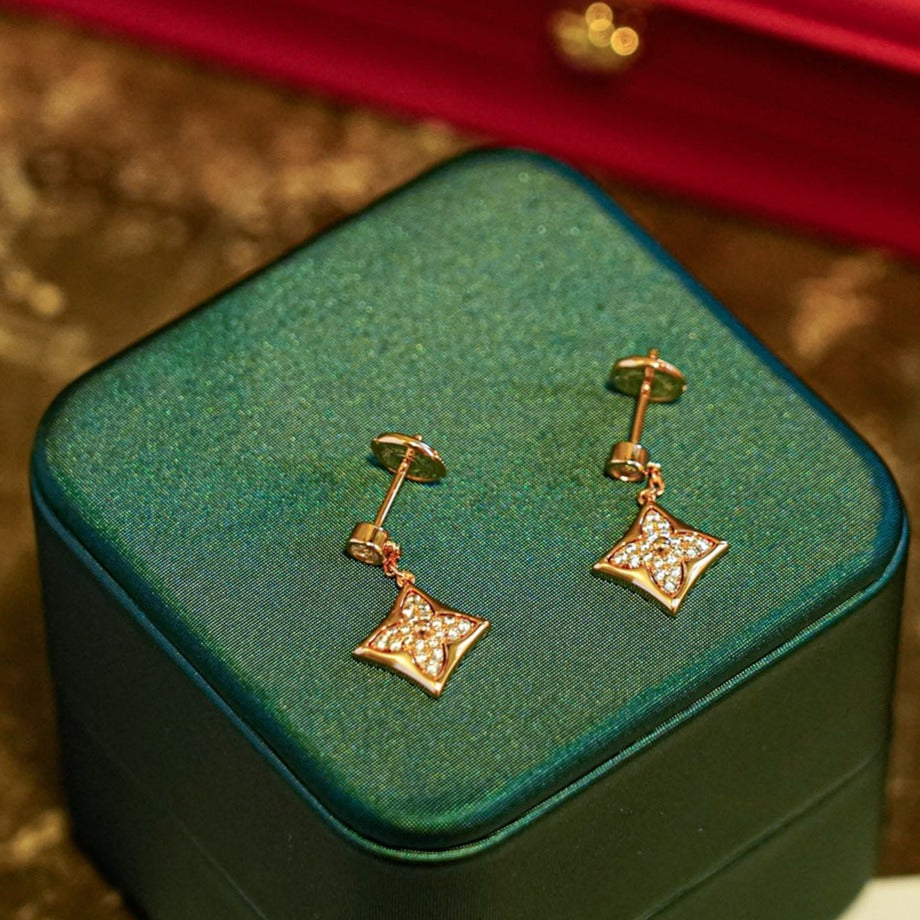 ¡®Twinkle jewelry¡¯STAR DIAMONDS EARRINGS GOLD