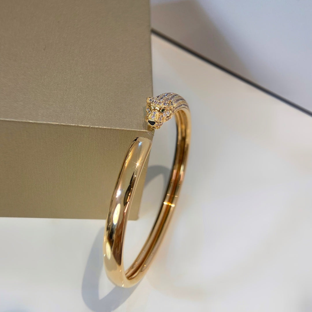 ¡®Twinkle jewelry¡¯PANTHERE GOLD DIAMOND OPEN BRACELET
