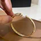 ¡®Twinkle jewelry¡¯PANTHERE GOLD DIAMOND OPEN BRACELET