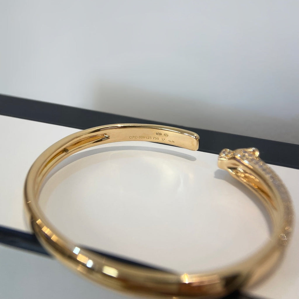 ¡®Twinkle jewelry¡¯PANTHERE GOLD DIAMOND OPEN BRACELET