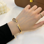¡®Twinkle jewelry¡¯PANTHERE GOLD OPEN BRACELET
