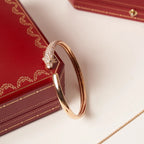 ¡®Twinkle jewelry¡¯PANTHERE ROSE GOLD DIAMOND OPEN BRACELET