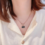 ¡®Twinkle jewelry¡¯CHAINE VERSO BLACK CERAMIC NECKLACE