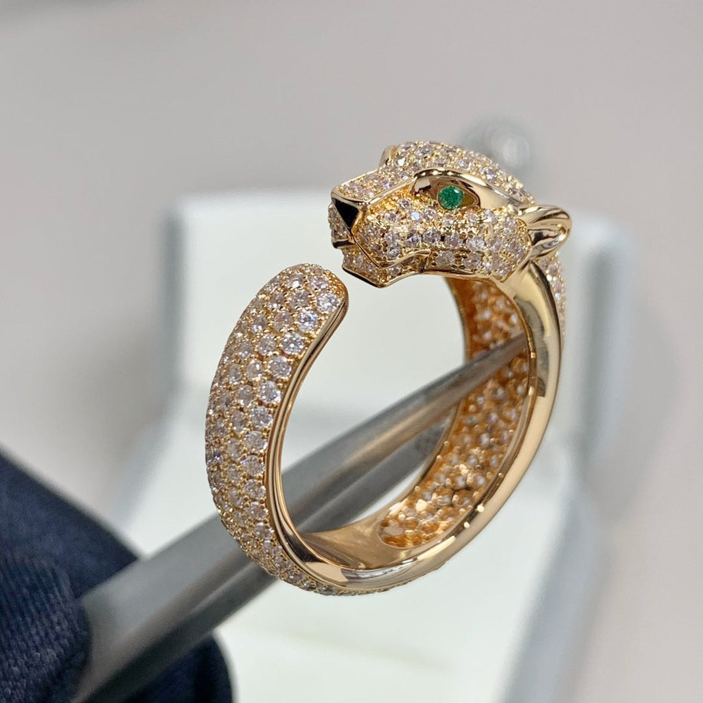 ¡®Twinkle jewelry¡¯PANTHERE PINK GOLD DIAMOND RING