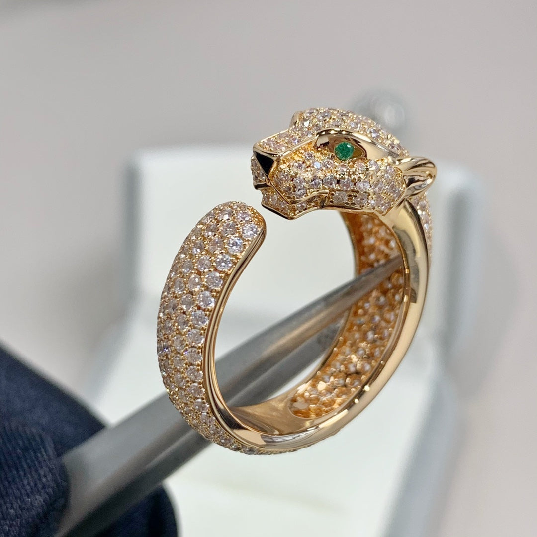 ¡®Twinkle jewelry¡¯PANTHERE PINK GOLD DIAMOND RING