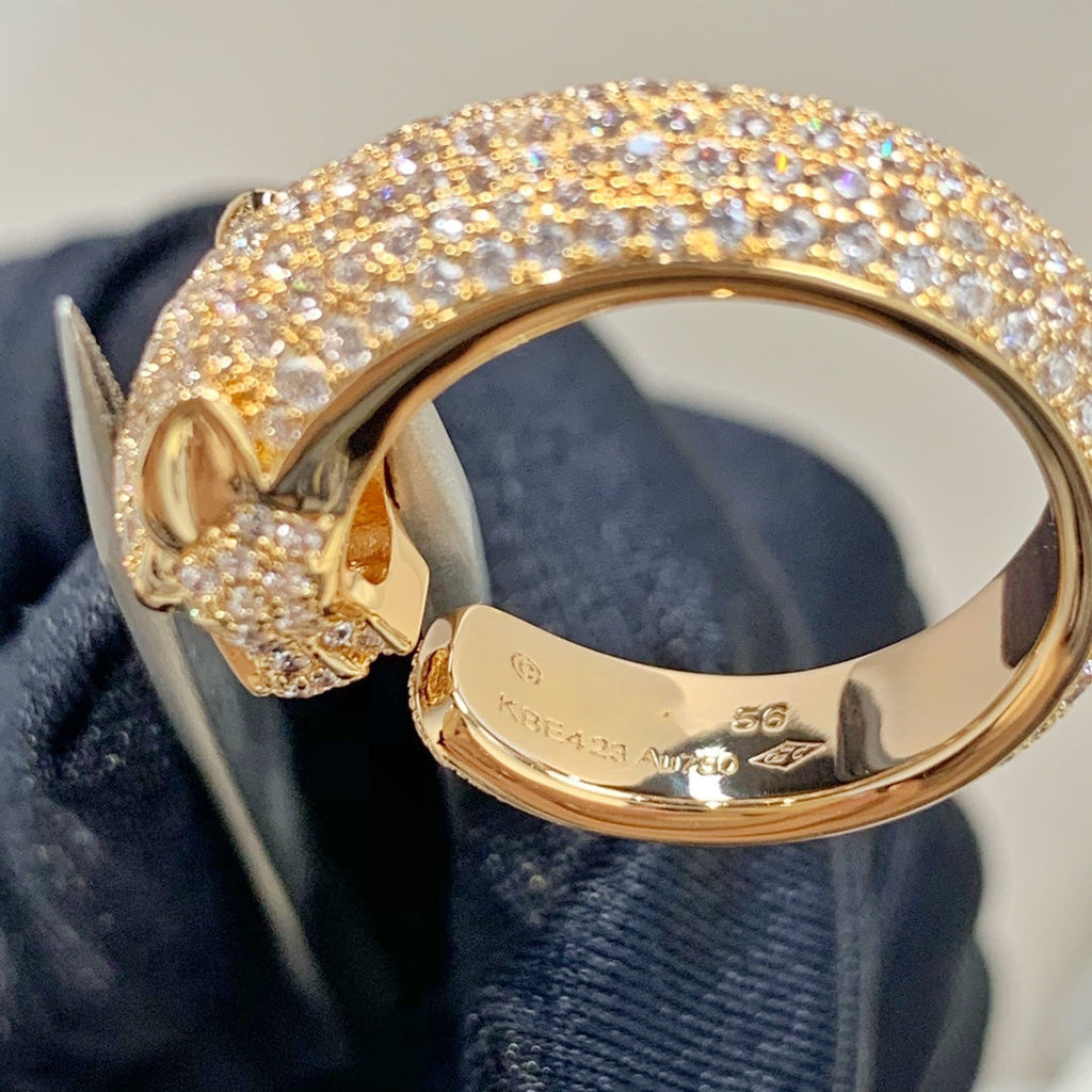 ¡®Twinkle jewelry¡¯PANTHERE PINK GOLD DIAMOND RING