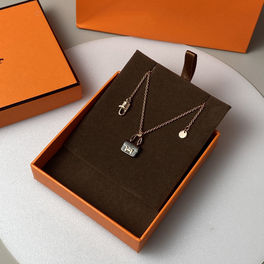 ¡®Twinkle jewelry¡¯CONSTANCE BLACK PEDANT PINK GOLD NECKLACE