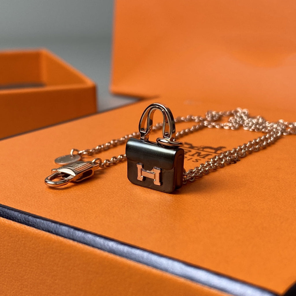 ¡®Twinkle jewelry¡¯CONSTANCE BLACK PEDANT PINK GOLD NECKLACE